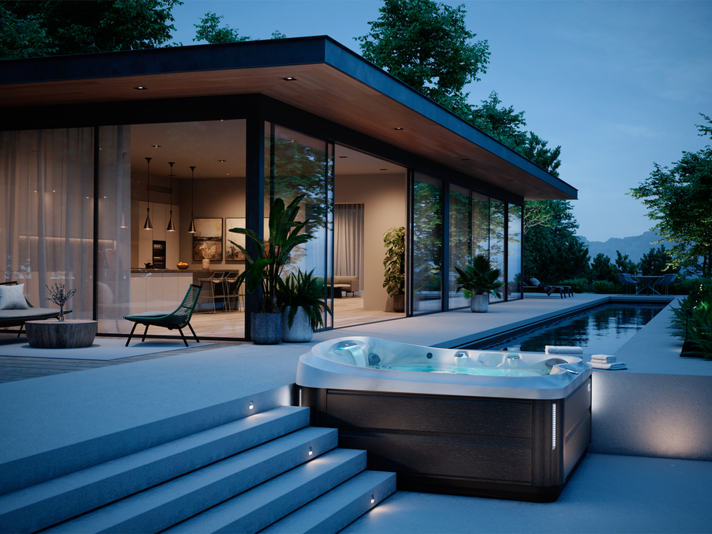 Luxury features, Jacuzzi J4